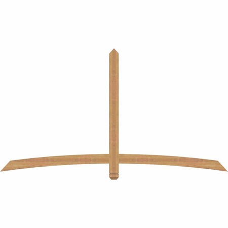 Ekena Millwork Bellingham Timber Gable Bracket, Western Red Cedar, 84"W x 45"H x 1 1/2"D x 3 1/2"F, 13/12 Pitch GBW084X45X0204BEL00SWR